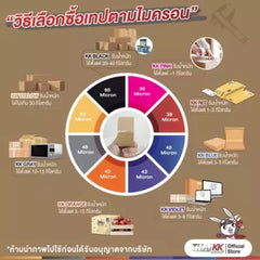 เทปใส OPP Tape เทปปิดกล่อง 2 นิ้ว x 100 หลา