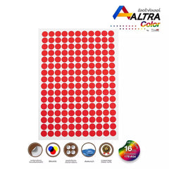 สติกเกอร์พีวีซีวงกลม ขนาด 16MM 5แผ่น/Pack