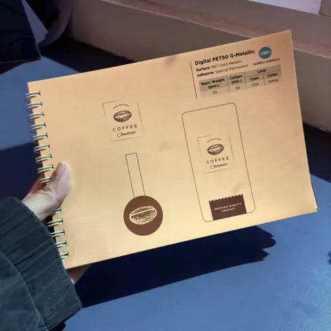 สติกเกอร์โพลีเอสเตอร์ทอง 13x19 นิ้ว ขนาด A3+