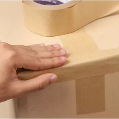 เทปกระดาษกาวในตัว เทปคราฟท์ 2 นิ้ว x 30 หลา (KK YELLOW)