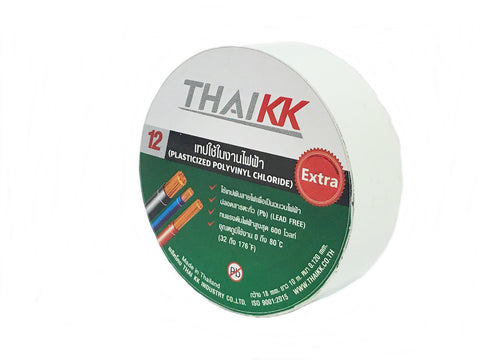 เทปพันสายไฟ สีเทา PVC Electrical Color Tape 18 มม. x 10 เมตร